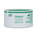 Silkafix Hechtpleister 5m x 2.5cm latexvrij 1.00 Stuks