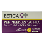 Betica Pennaalden Quinta steriel 5mmx31g 100.00 Stuks
