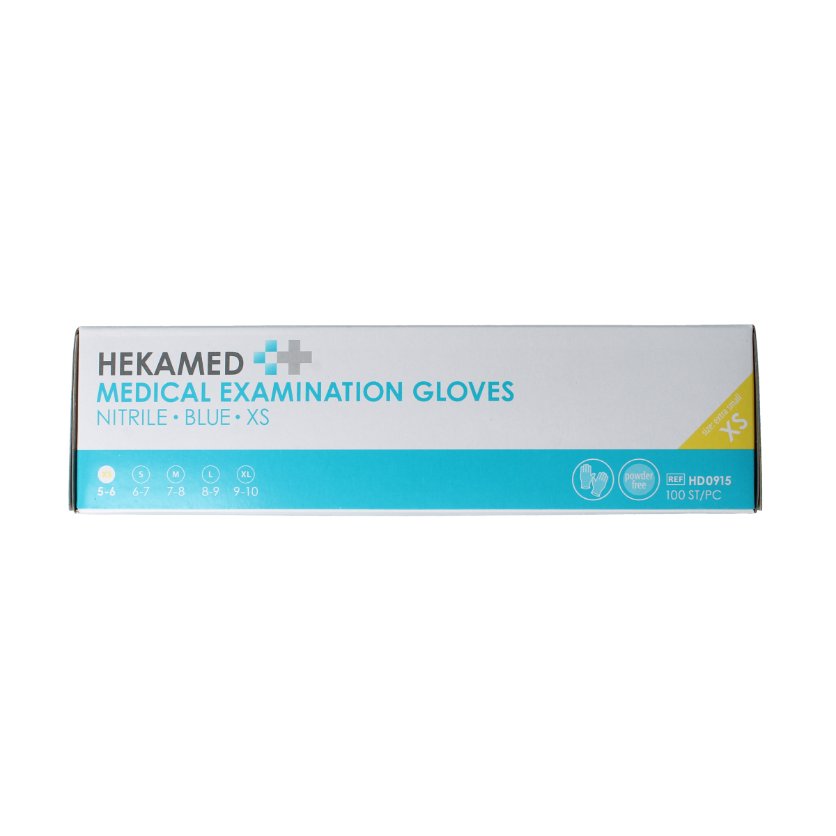 Hekamed Handschoen soft nitrile XS 100.00 Stuks