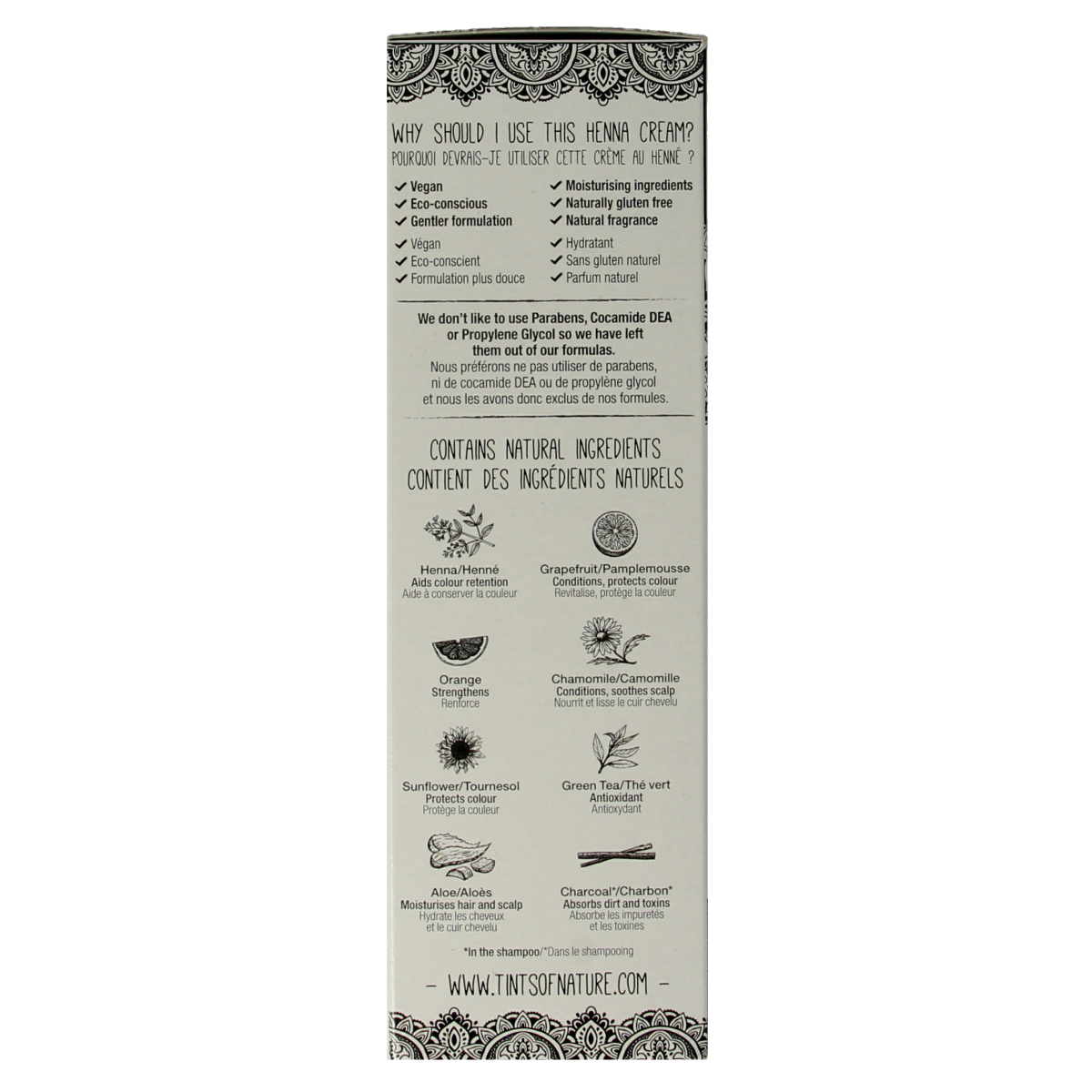 Tints Of Nature Henna cream black semi permanent 70.00 Milliliter