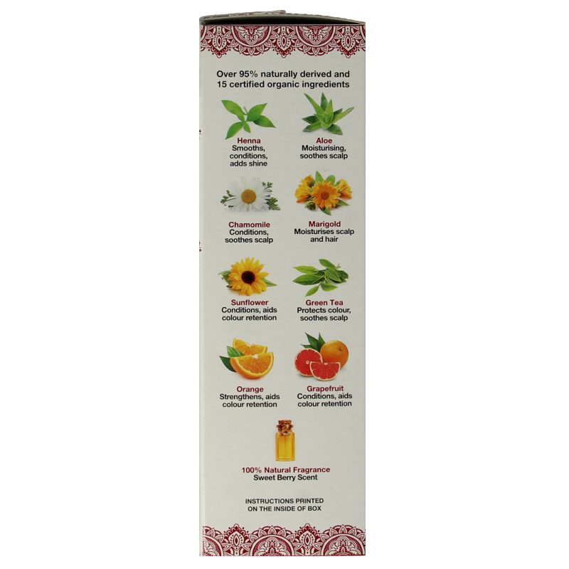 Tints Of Nature Henna cream chocolate semi permanent 70 Milliliter