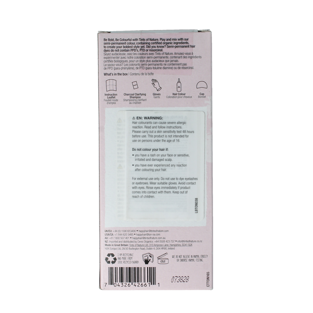 Tints Of Nature Bold pink 1.00 Set