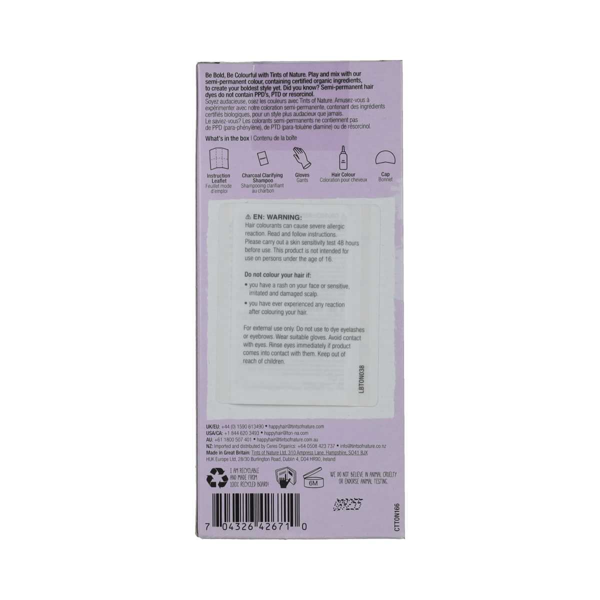 Tints Of Nature Bold purple 1.00 Set