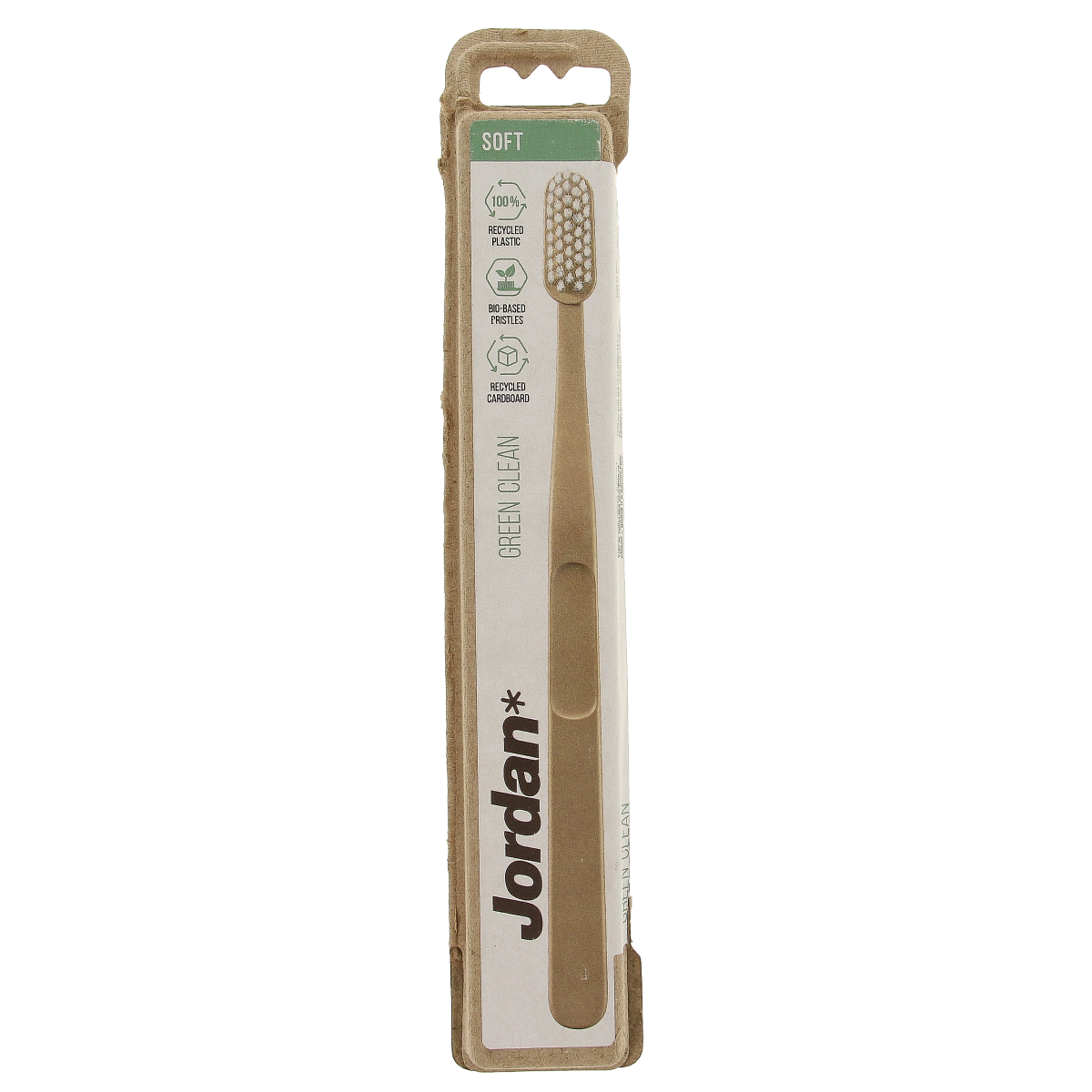 Jordan Tandenborstel green clean soft 1.00 Stuks