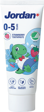 Jordan Tandpasta kids 0 - 5 jaar 50.00 Milliliter