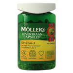Mollers Omega-3 levertraancapsules 160.00 Capsules