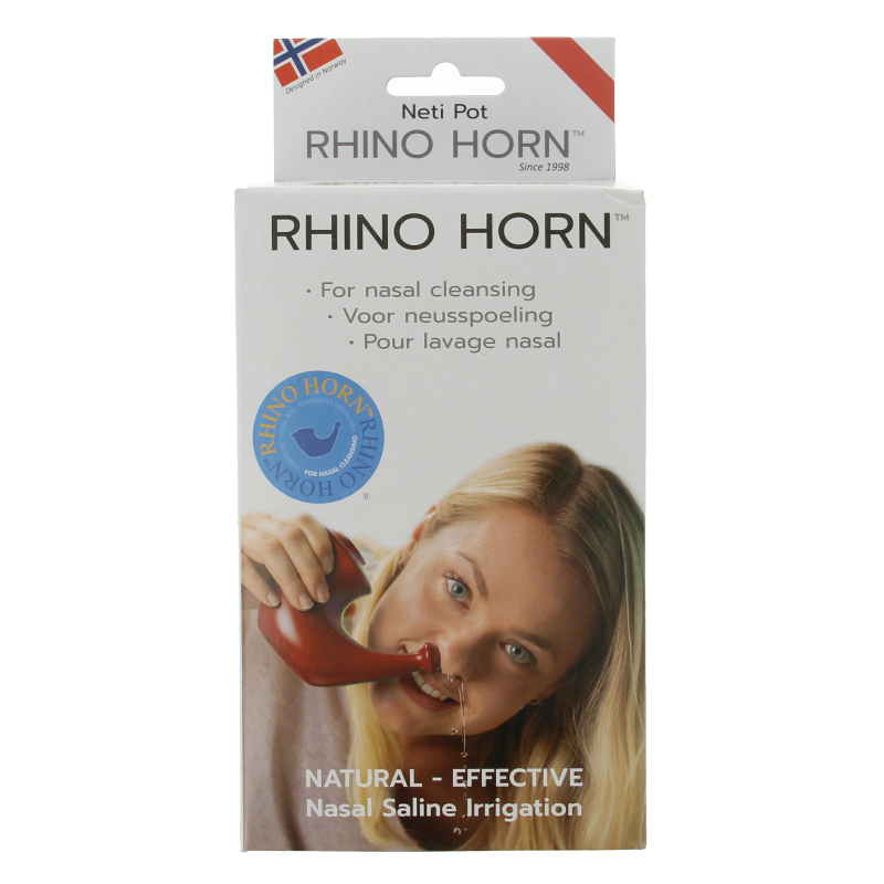 Rhino Horn Neusspoeler rood 1 Stuks
