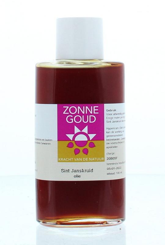 Zonnegoud Sint Janskruid olie 100.00 Milliliter