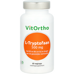 VitOrtho L-Tryptofaan 500 mg 60.00 Vegetarische capsules