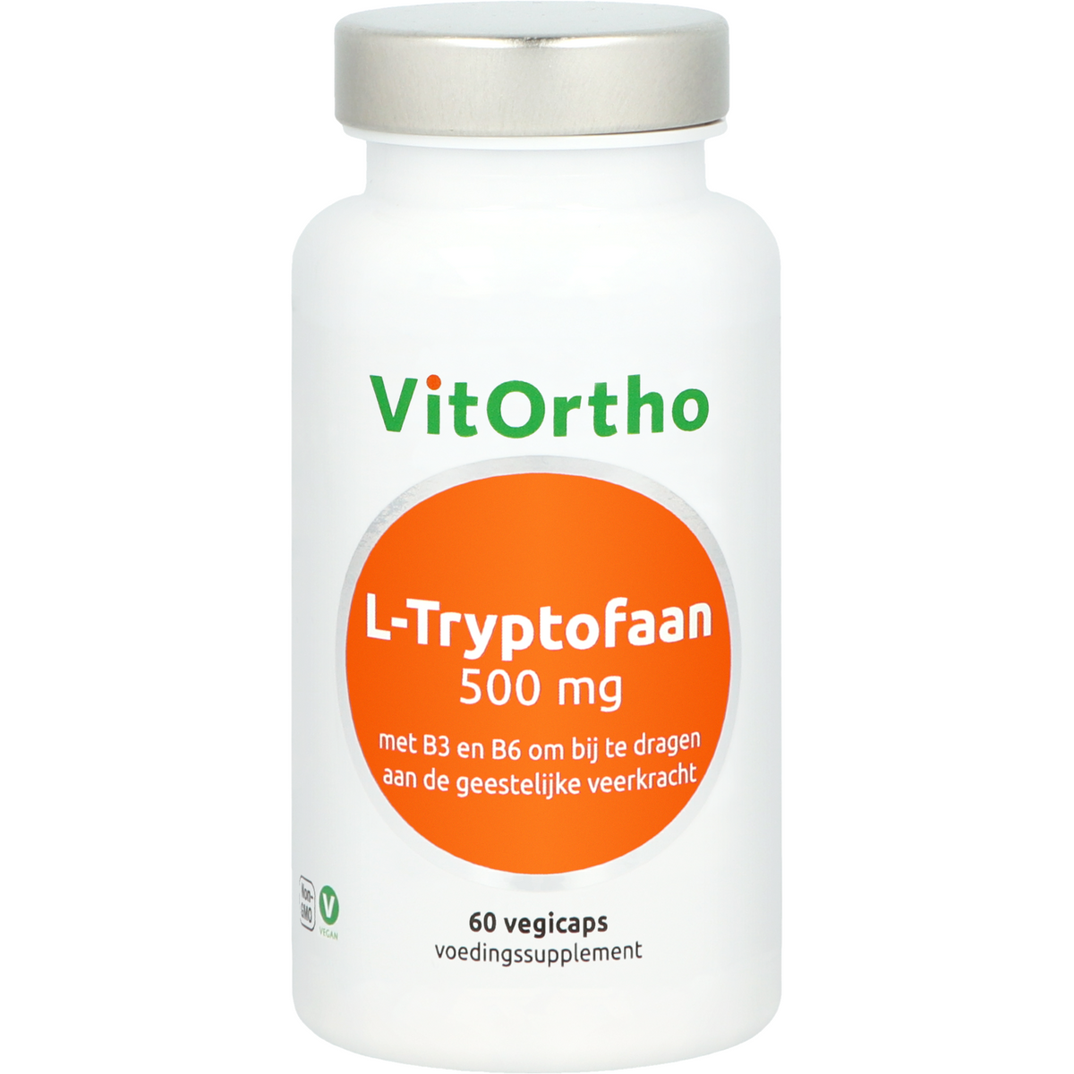 VitOrtho L-Tryptofaan 500 mg 60.00 Vegetarische capsules