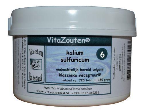 Vitazouten Kalium sulfuricum VitaZout nr. 06 720.00 Tabletten