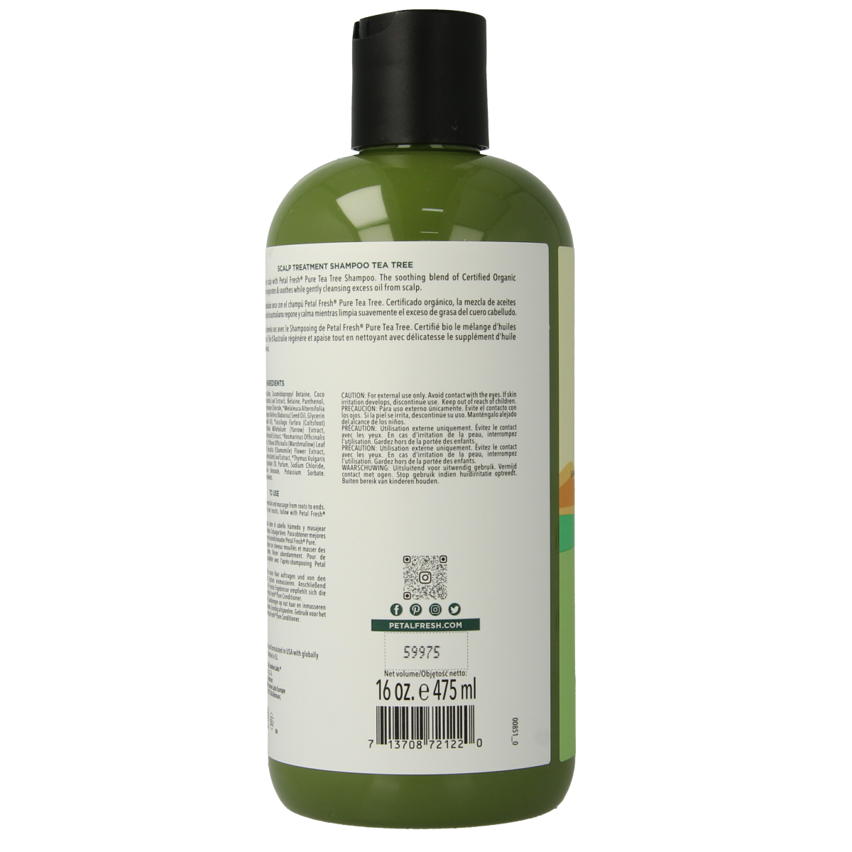 Petal Fresh Shampoo tea tree 475.00 Milliliter