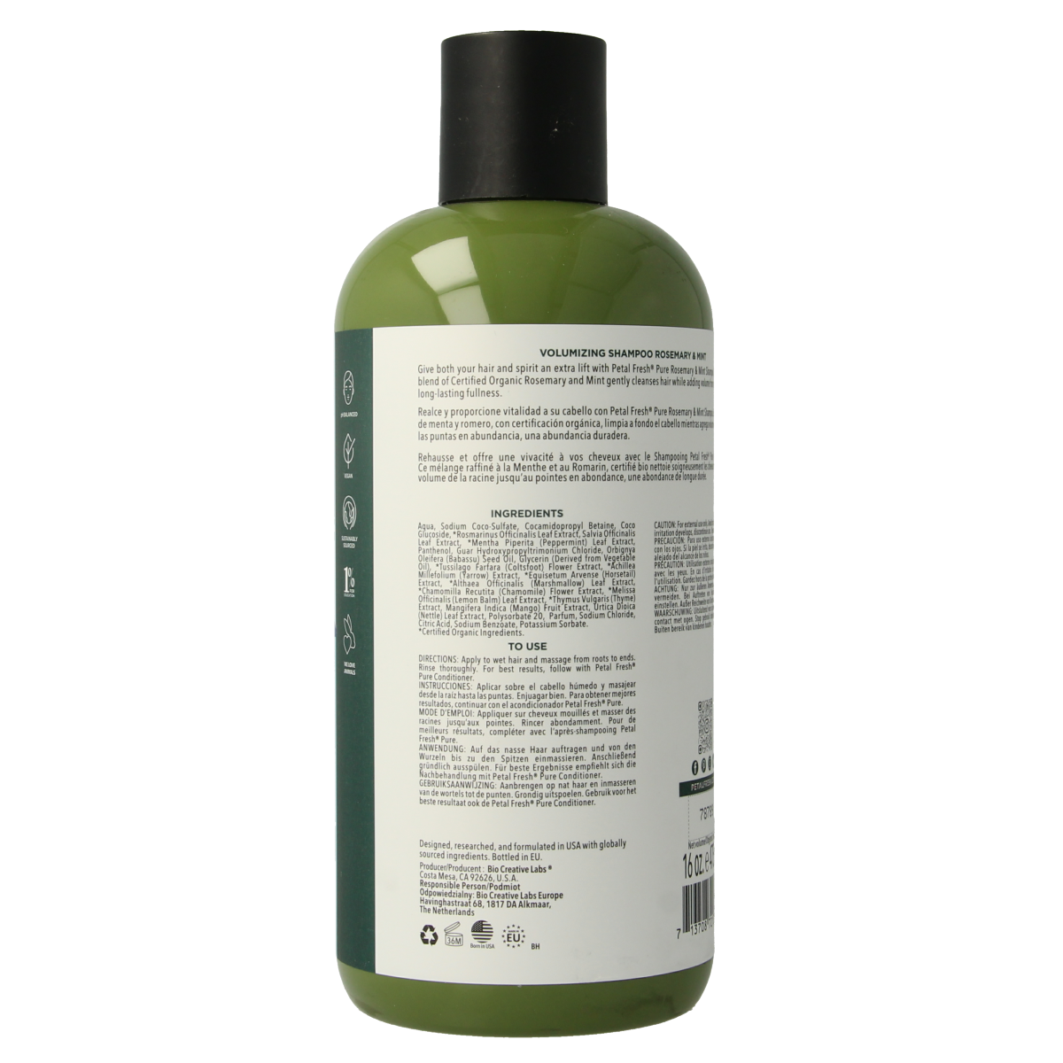 Petal Fresh Shampoo rosemary & mint 475.00 Milliliter
