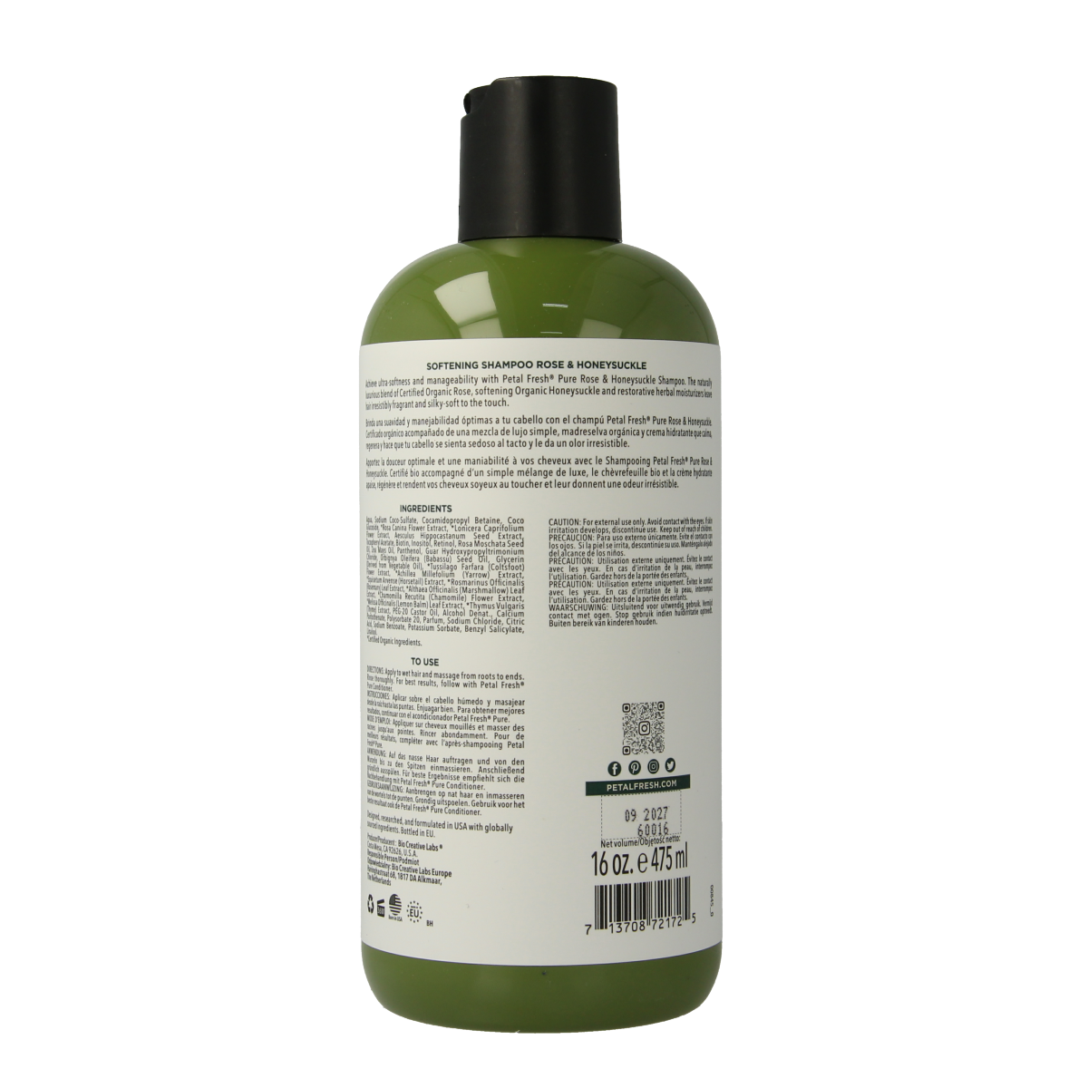 Petal Fresh Shampoo rose & honeysuckle 475.00 Milliliter