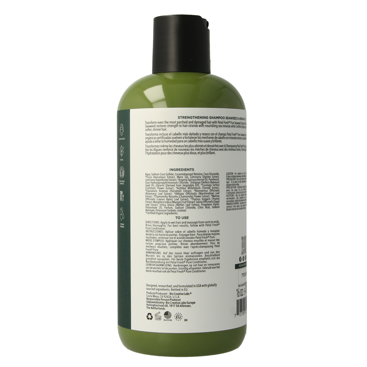 Petal Fresh Shampoo seaweed & argan oil 475.00 Milliliter