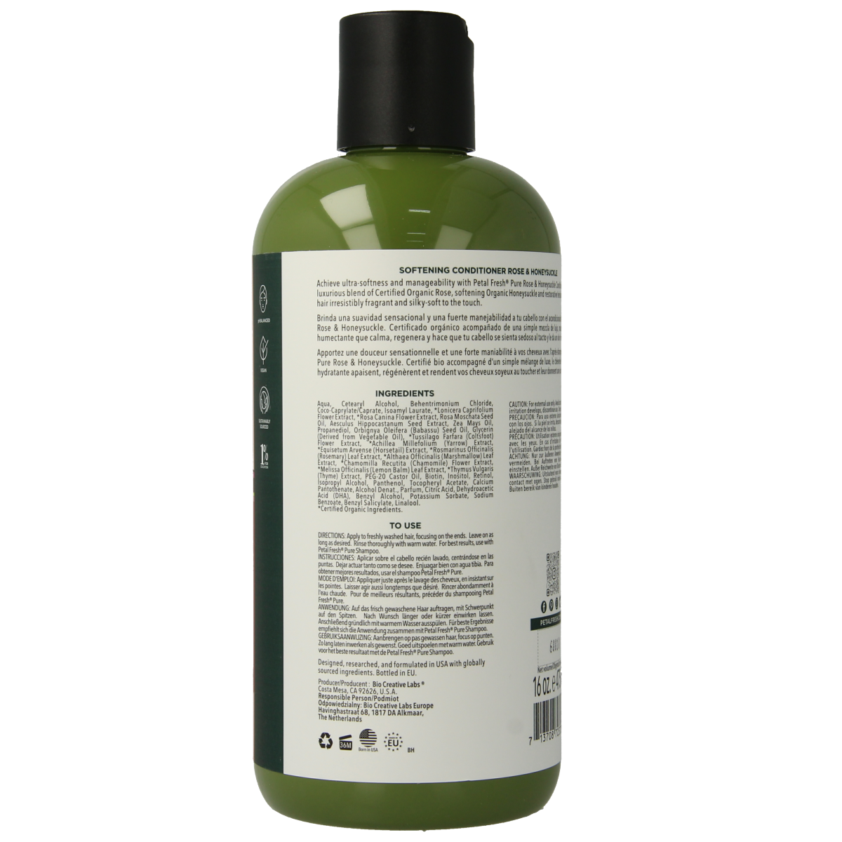 Petal Fresh Conditioner rose & honeysuckle 475.00 Milliliter