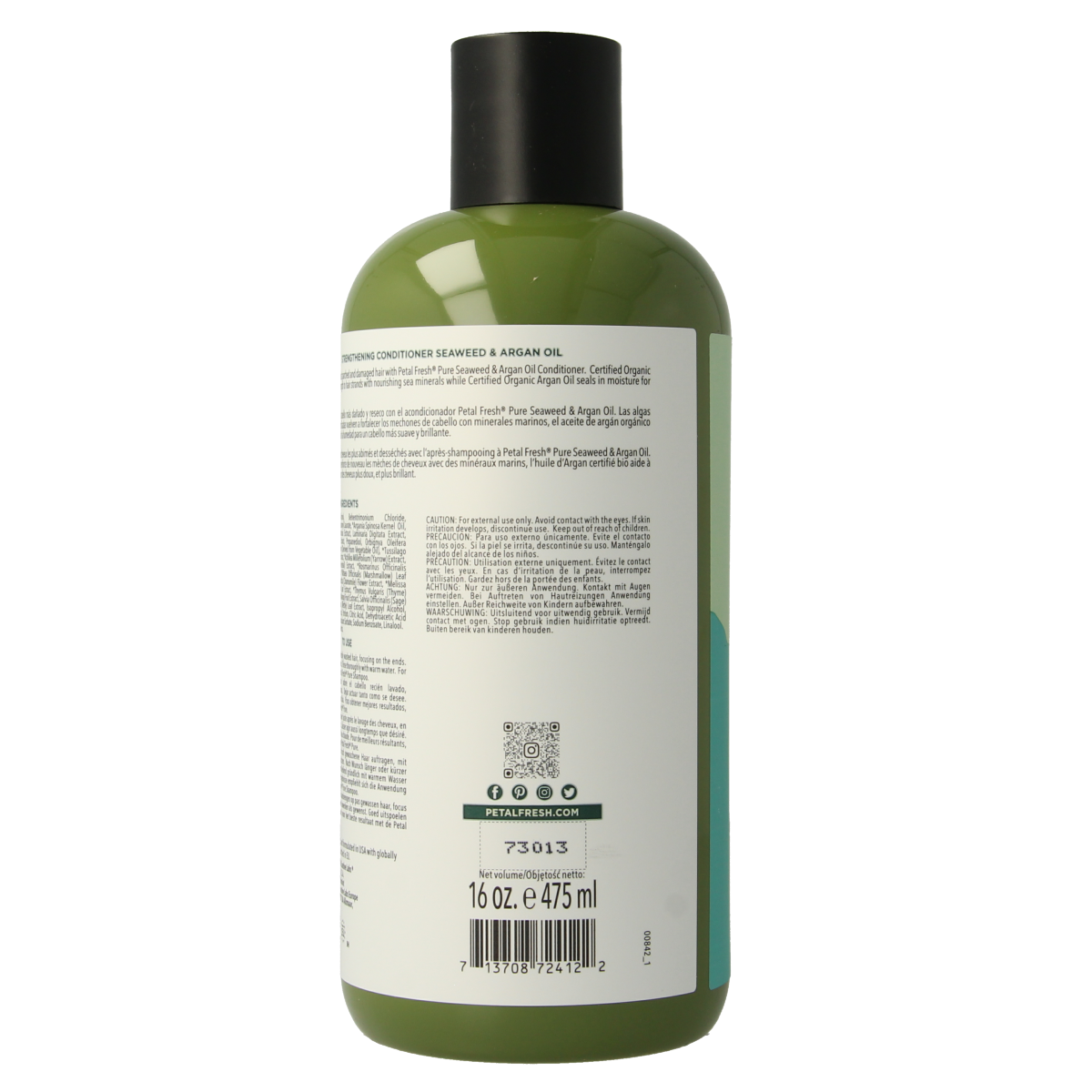 Petal Fresh Conditioner seaweed & argan oil 475.00 Milliliter