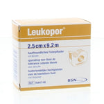 Leukopor Hechtpleister non-woven 9.2m x 2.5cm 1.00 Stuks