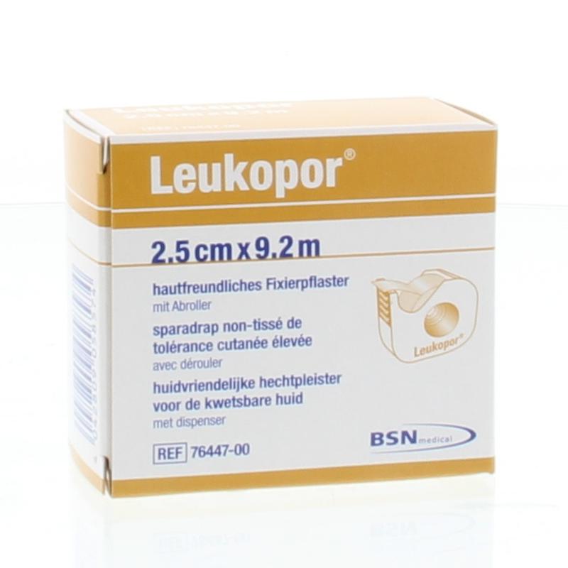 Leukopor Hechtpleister non-woven 9.2m x 2.5cm 1.00 Stuks