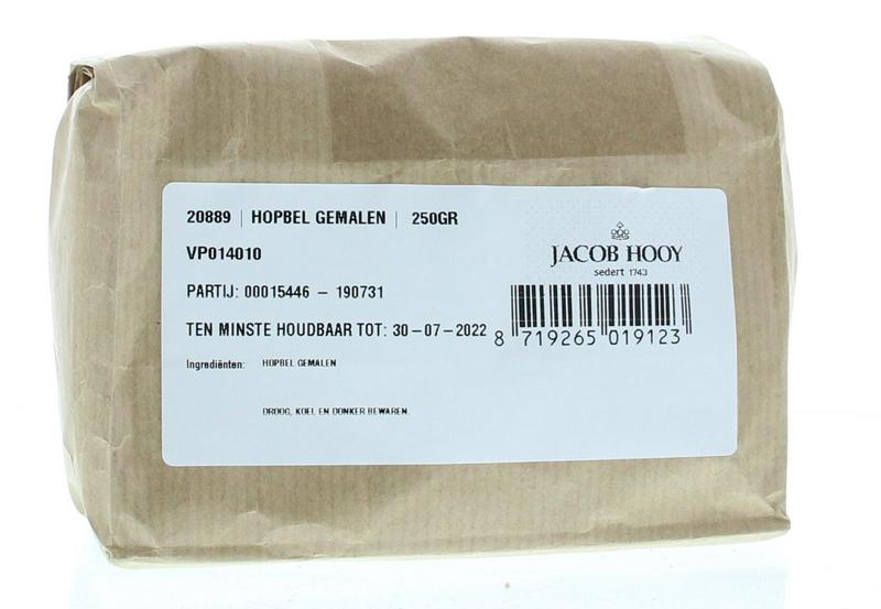 Jacob Hooy Hopbel gemalen 250.00 Gram