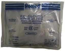 Romed Polyester handschoen glad dik 100.00 Stuks