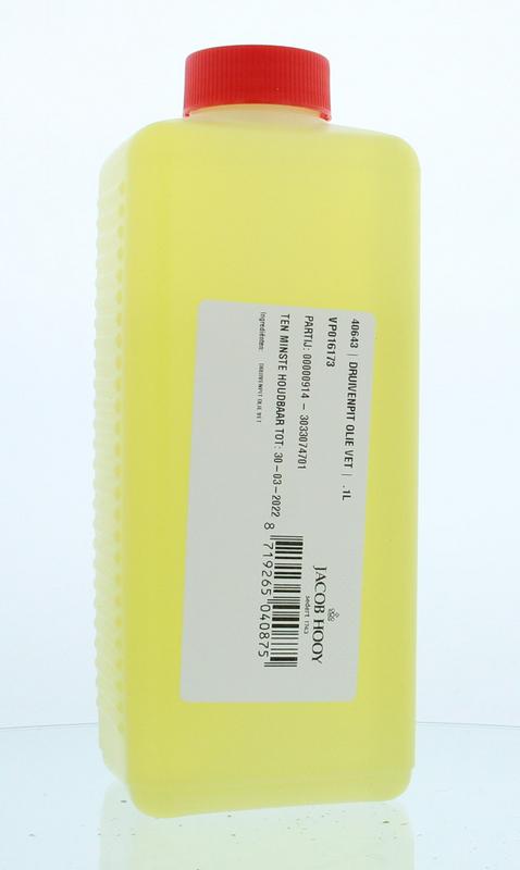 Jacob Hooy Druivenpit olie 1.00 Liter