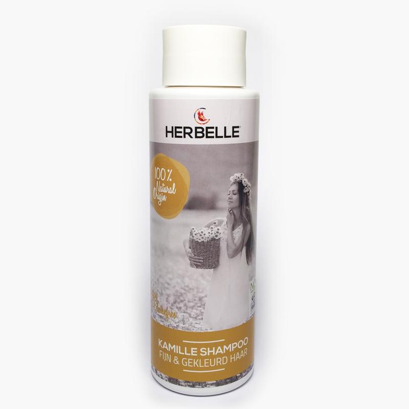 Herbelle Shampoo kamille BDIH fijn gekleurd haar 500.00 Milliliter
