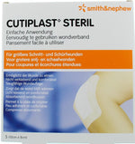 Cutiplast Steril 10 x 8cm 5.00 Stuks