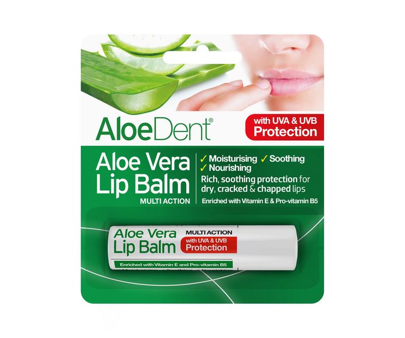 Optima Aloe dent aloe vera lippenbalsem stick 4.00 Gram