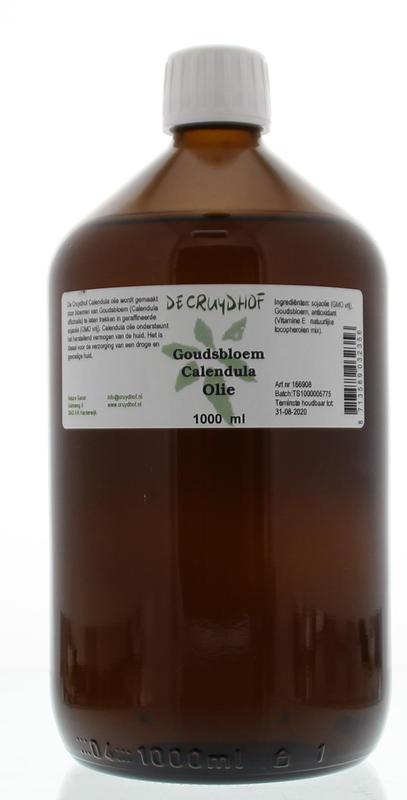 Cruydhof Calendula/goudsbloem olie 1.00 Liter