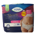 Tena Silhouette plus low waist wit M 12 Stuks