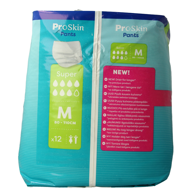 Tena Proskin pants super M 12 Stuks