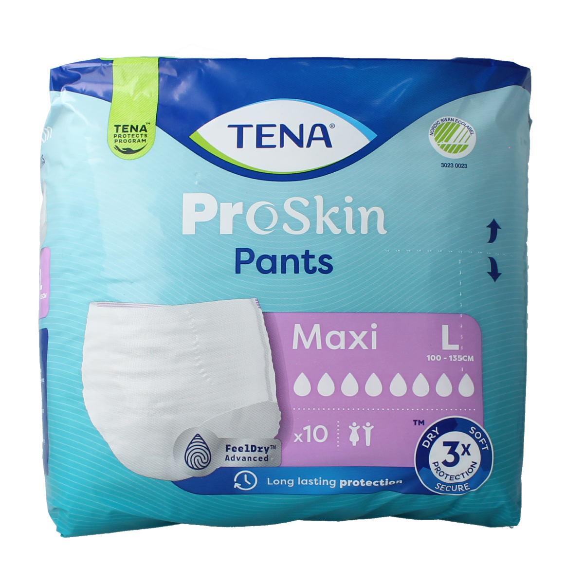 Tena Proskin pants maxi L 10.00 Stuks