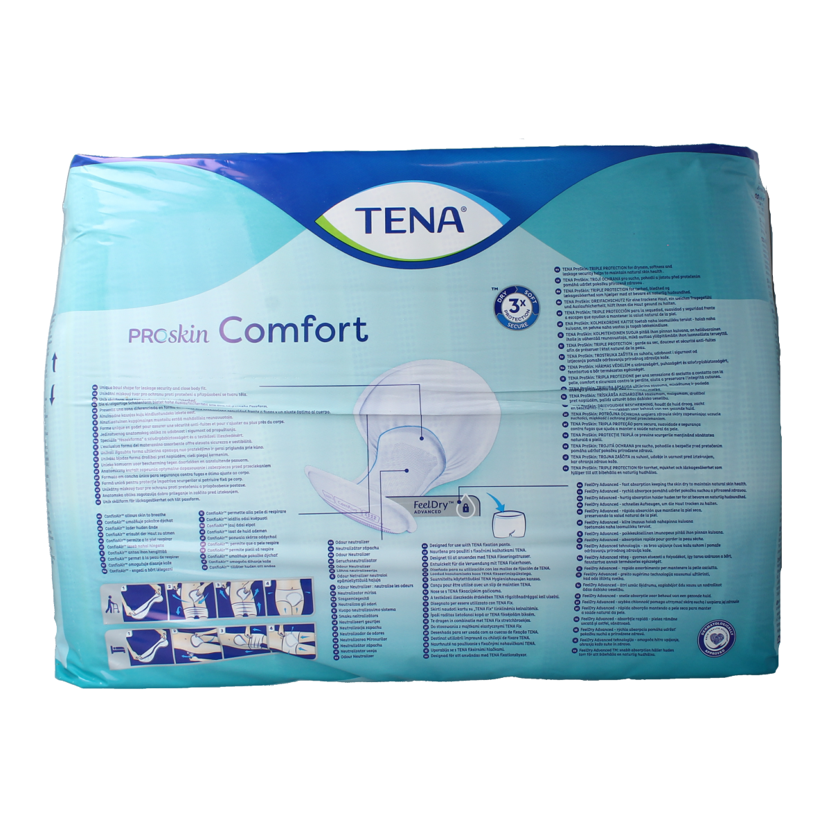 Tena Proskin comfort maxi 34.00 Stuks