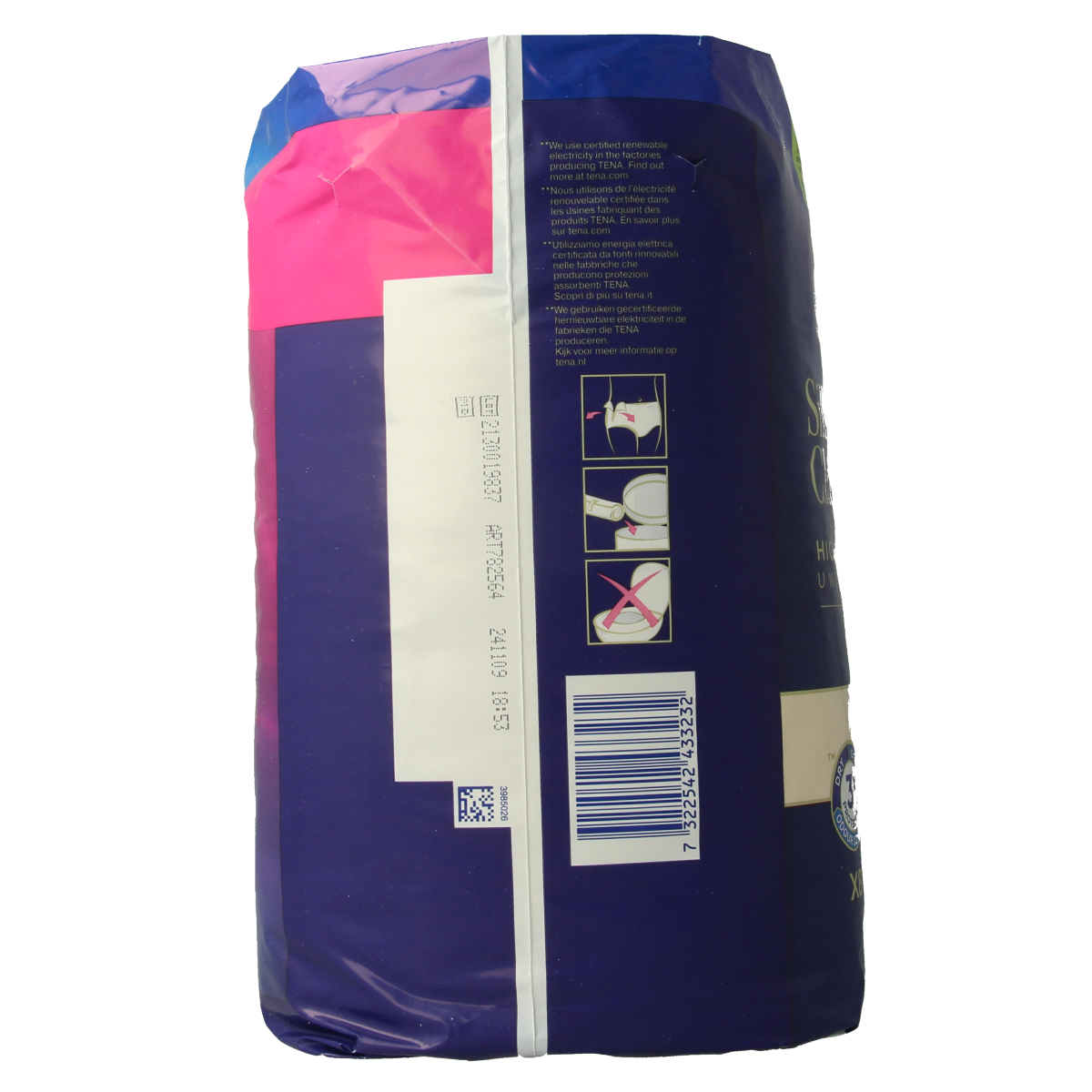 Tena Silhouet plus high waist creme L 8.00 Stuks