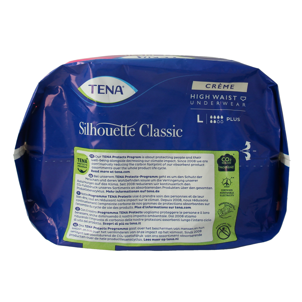 Tena Silhouet plus high waist creme L 8.00 Stuks