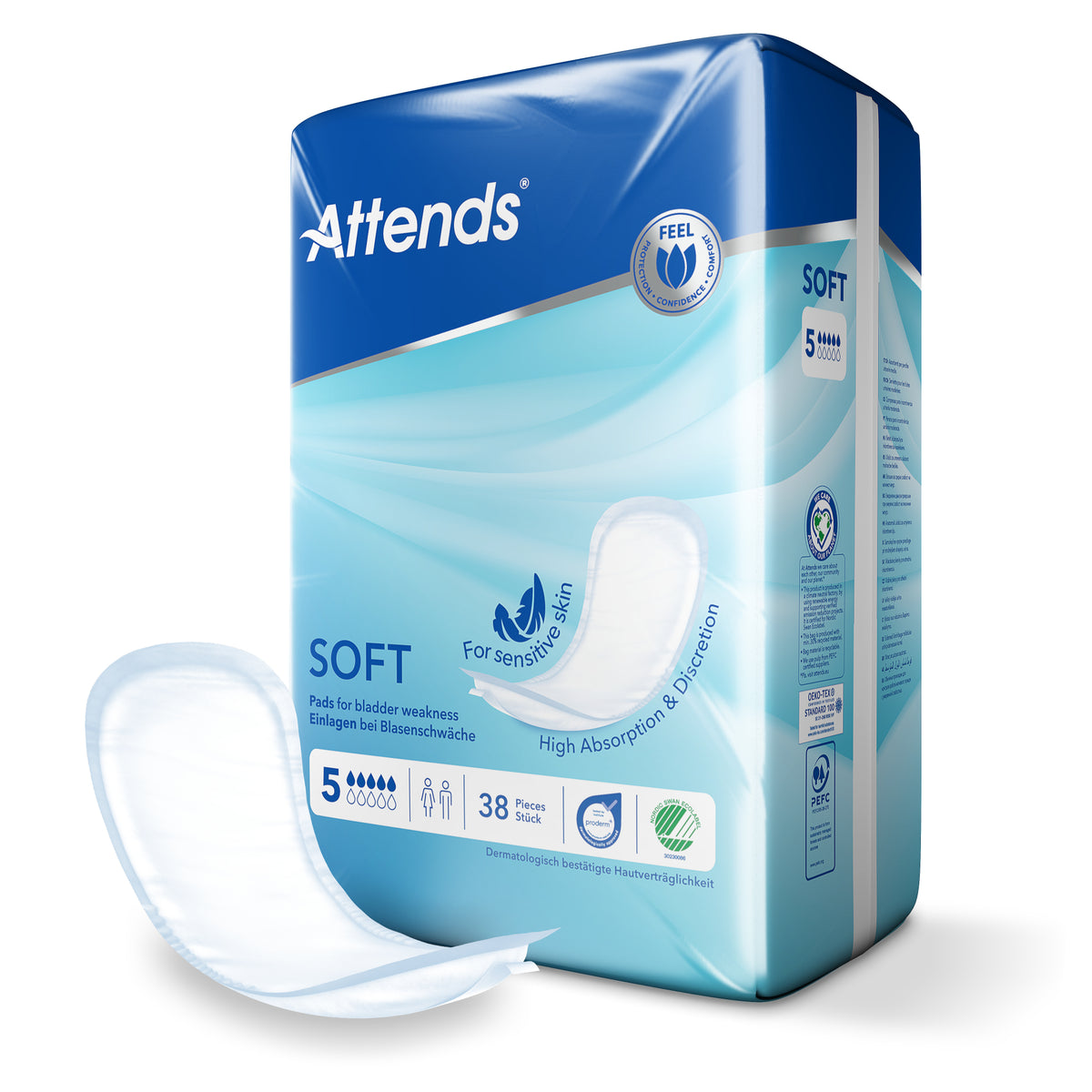 Attends Inlegger soft 5 38 Stuks