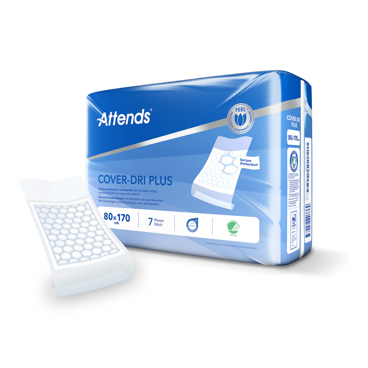 Attends Cover dri 80 x 170 7 Stuks