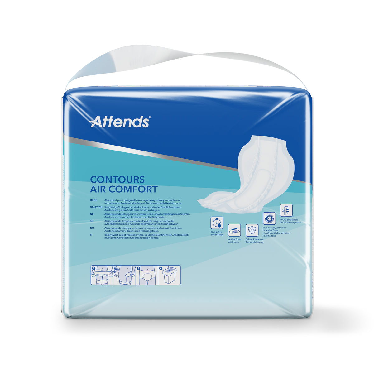 Attends Contours air comfort 10 21 Stuks