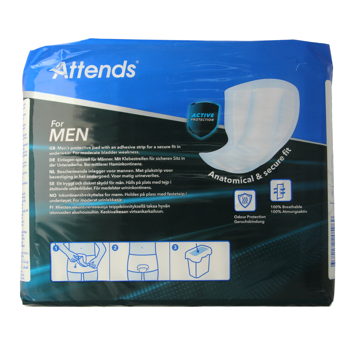 Attends For men 4 14.00 Stuks