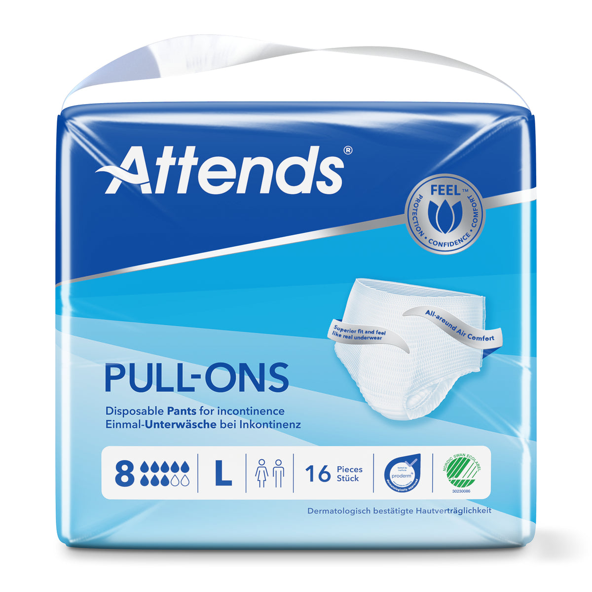 Attends Pull-ons 8 maat L 16.00 Stuks