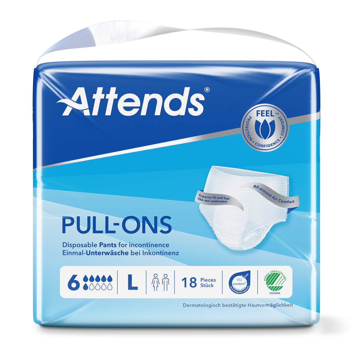 Attends Pull-ons 6 maat L 18.00 Stuks