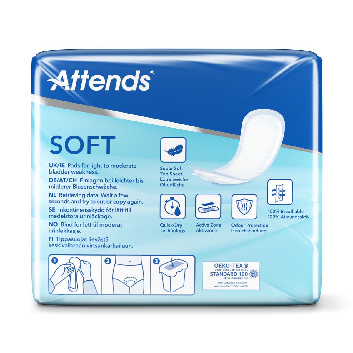 Attends Inlegger soft maxi 4 10 Stuks
