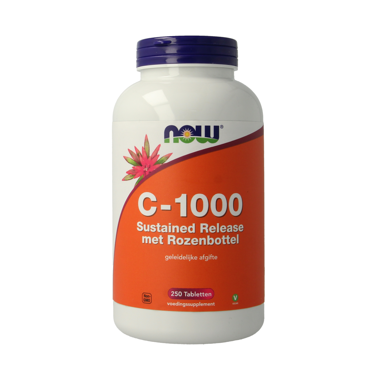NOW C-1000 Sustained Release met rozenbottel 250.00 Tabletten