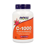 NOW Vitamine C 1000mg bioflavonoiden 100.00 Vegetarische capsules