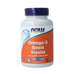 NOW Omega-3 Basis visolie 180mg EPA 120mg DHA 100.00 Softgels