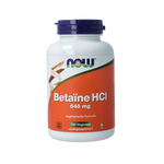 NOW Betaine HCL 648mg 120 Vegetarische capsules