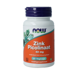 NOW Zink picolinaat 50mg 60.00 Vegetarische capsules