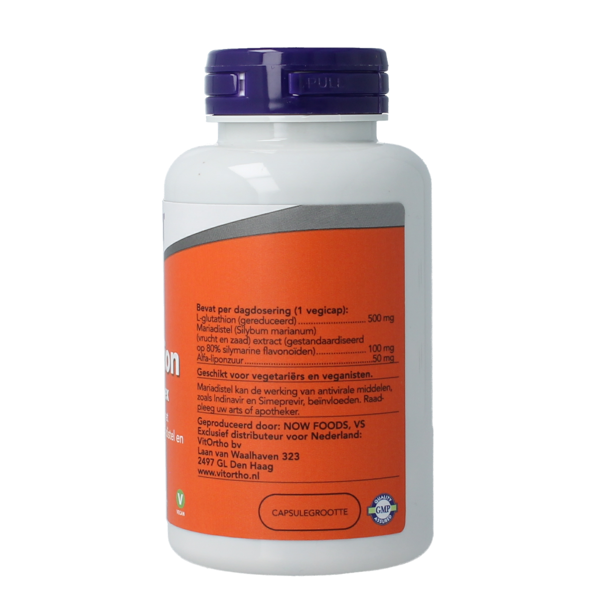 NOW Glutathion DTX complex 60.00 Vegetarische capsules