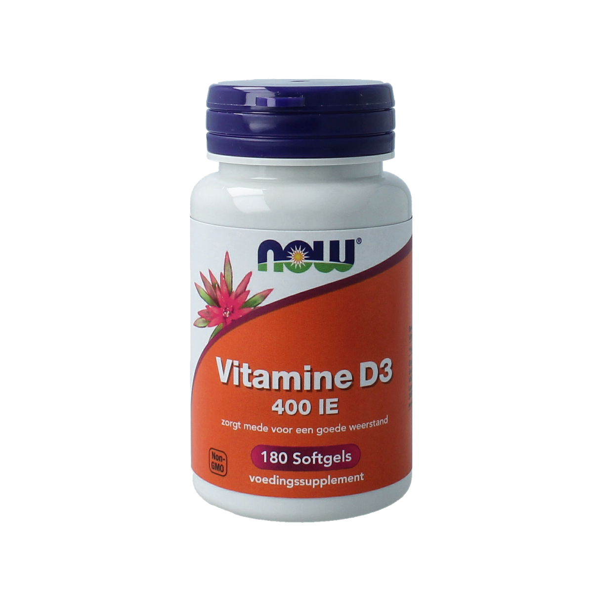 NOW Vitamine D3 400IE 180.00 Softgels